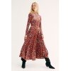 HEARTLAND VELVET MIDI DRESS