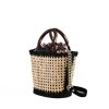 BOLSO DE PAJA BORDADO A MANO