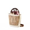 BOLSO DE PAJA BORDADO A MANO
