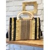 BOLSO RAFIA CON ASA DE MADERA