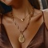 COLLAR MINI CON CORAZÓN DORADO