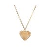 COLLAR MINI CON CORAZÓN DORADO