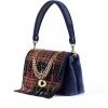 BOLSO DE CHENILLA CON FLECOS