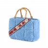 BOLSO SATCHEL CON ASA DE BAMBU