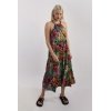 VESTIDO LARGO HALTER TROPICAL