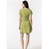 VESTIDO CRUZADO CON LAZADA