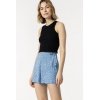 FALDA SHORTS CON LAZO AZUL