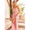 SET TOP MAXI FALDA PETAL ROSE