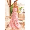 SET TOP MAXI FALDA PETAL ROSE