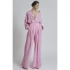 PANTALON PALAZZO ROSA RAYAS