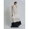 VESTIDO TRICOLOR CUELLO HALTER