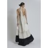 VESTIDO TRICOLOR CUELLO HALTER