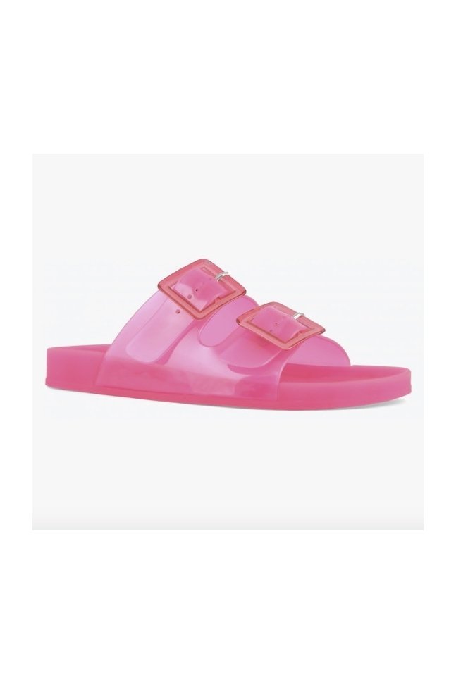 SANDALIA BIO FUCSIA CON HEBILLAS