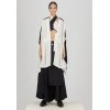 KAFTAN CORTO ABIERTO CRUDO NEGRO
