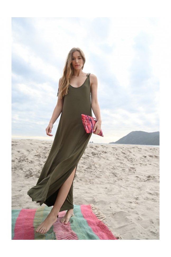 VESTIDO LARGO TIRANTES