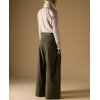 PANTALON FRUNCES KAKI