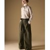 PANTALON FRUNCES KAKI