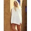 SUETER OVERSIZE CANALE BLANCO
