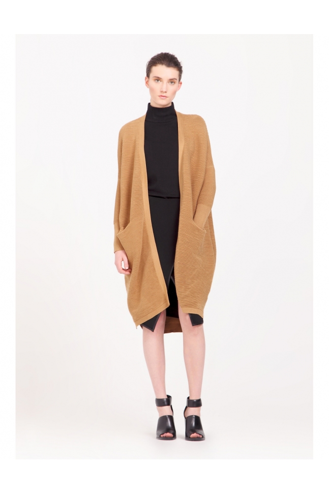 REBECON CANALE OVERSIZE CAMEL
