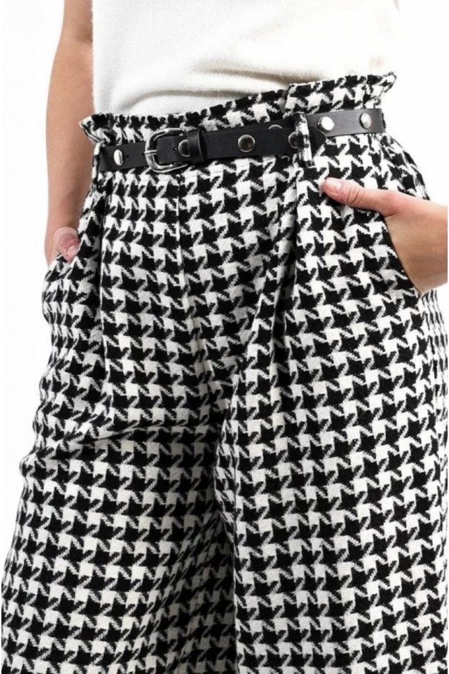 PANTALON CULOTTE PATA DE GALLO