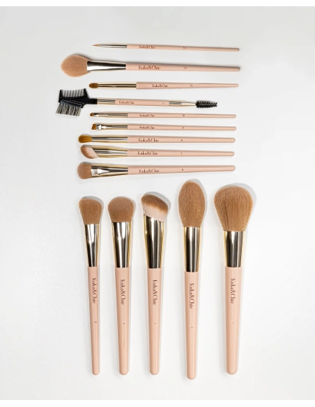 NUEVO SET DE BROCHAS KUKA&CHIC (14 BROCHAS)
