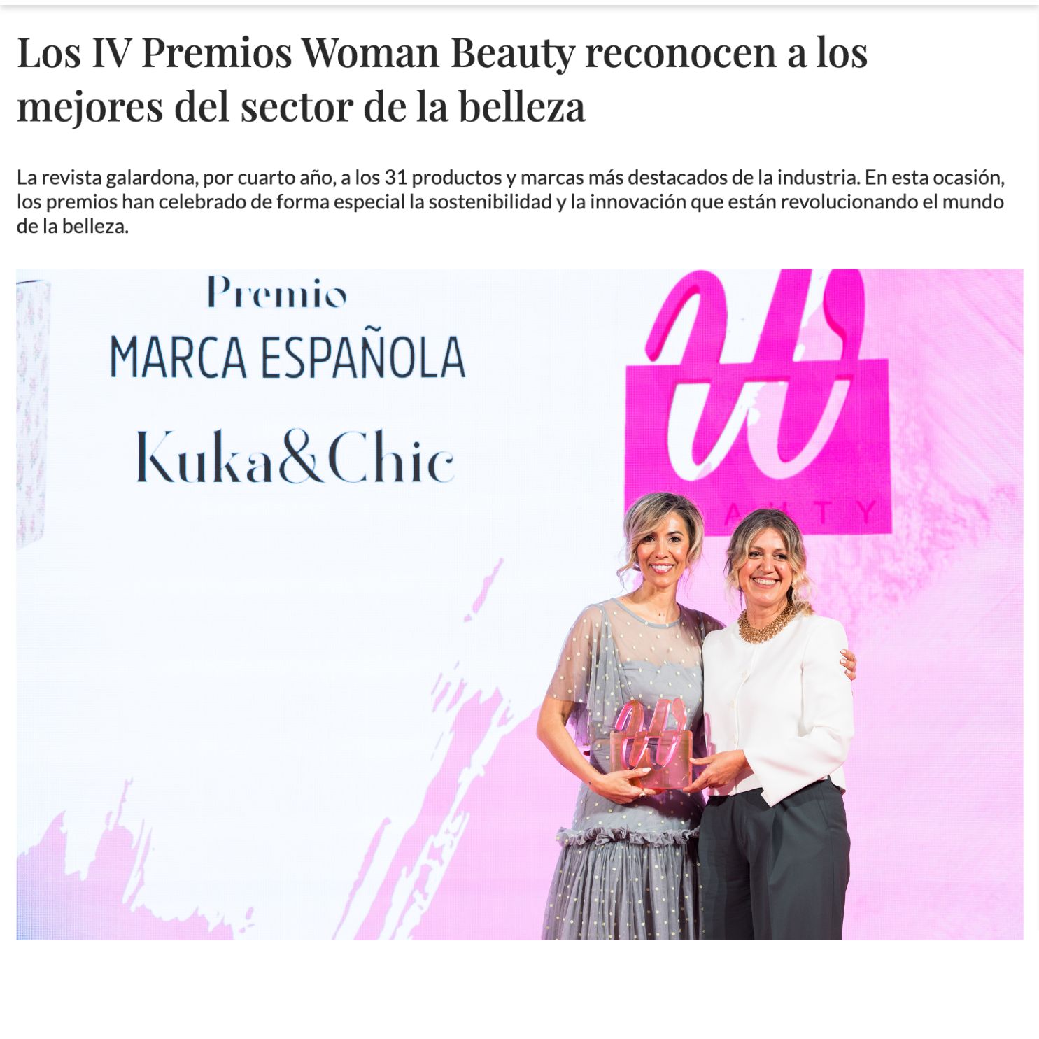 Premio Cosmética